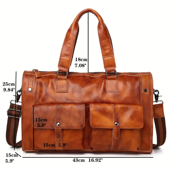 Large Leather Men's Bag Maximum