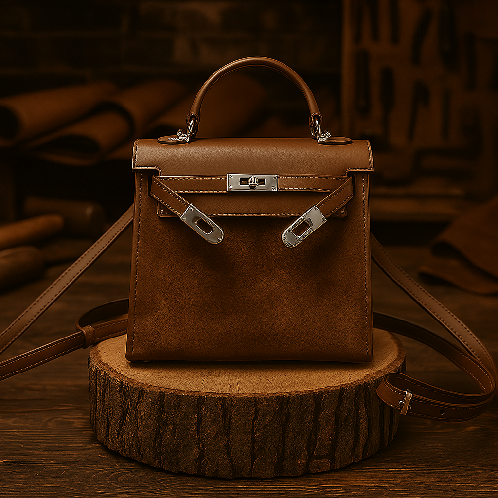 Ruth Elegant Modern Leather Handbag