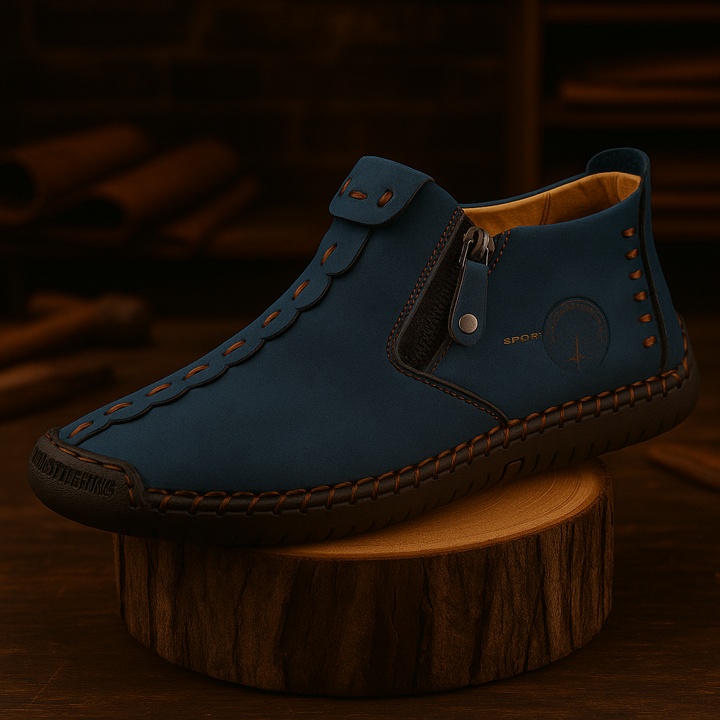 James's comfortable leather shoes for everyday wear