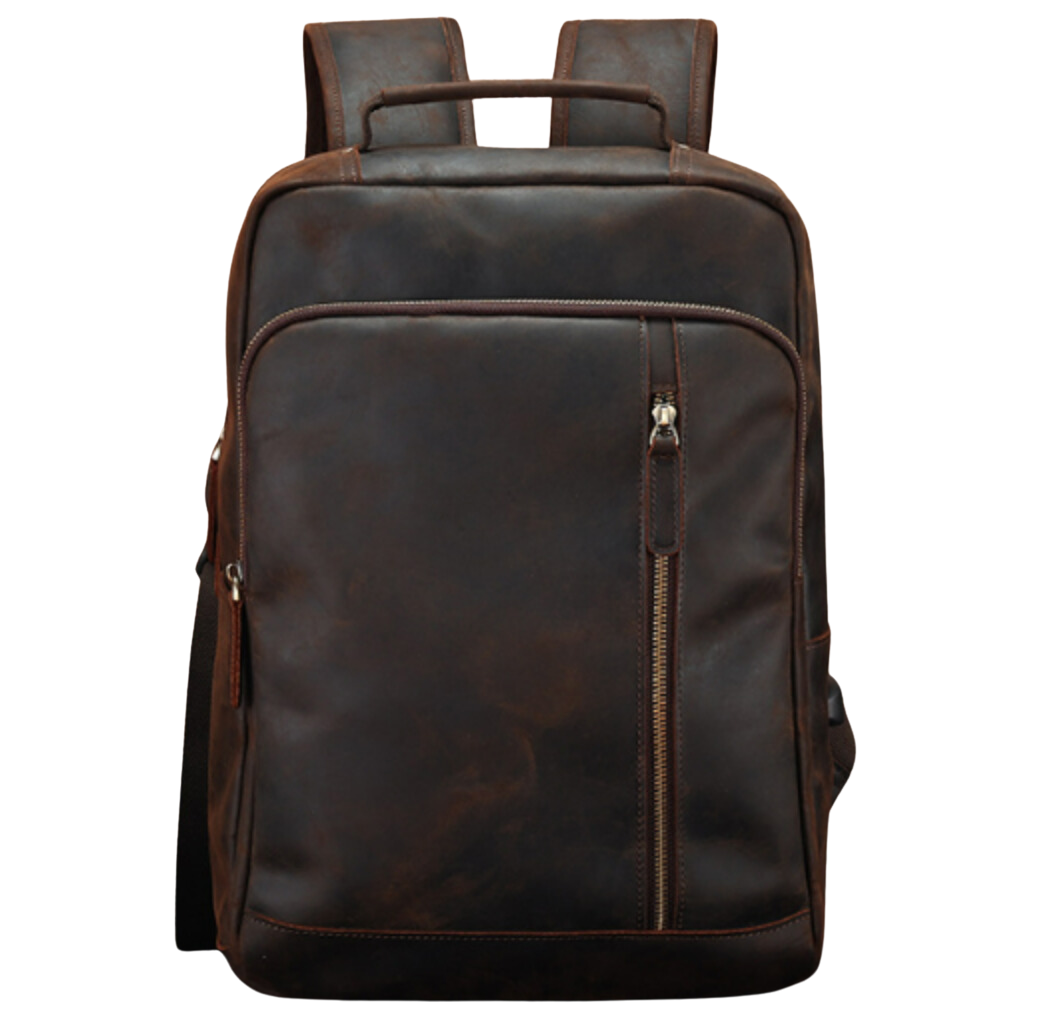 Crazy Horse Leather Backpack | PORTLY