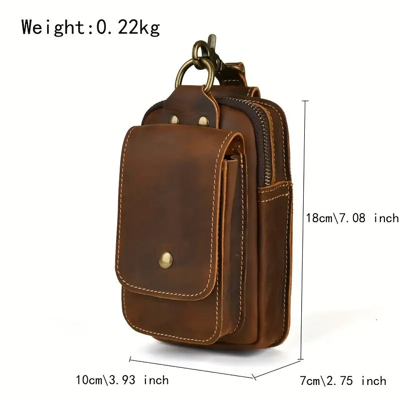 Vintage Leather Waist Pack | AUSTIN
