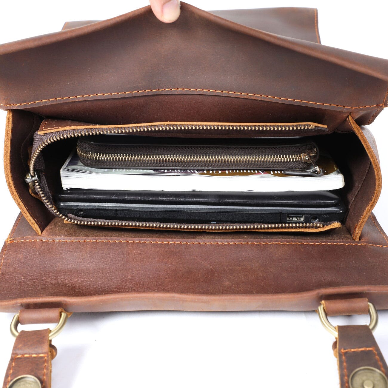 Full Grain Leather Backpack | KENWAY