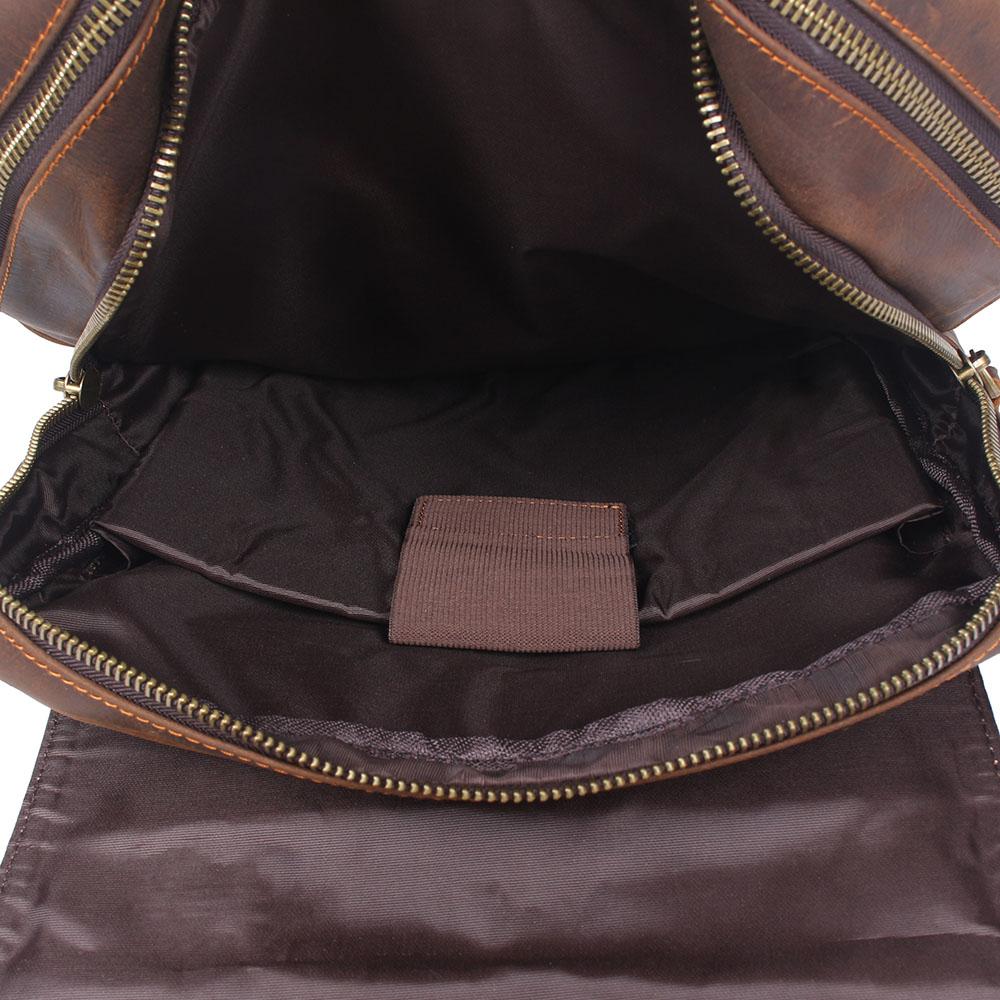 Brown Leather Backpack | BIEFELD