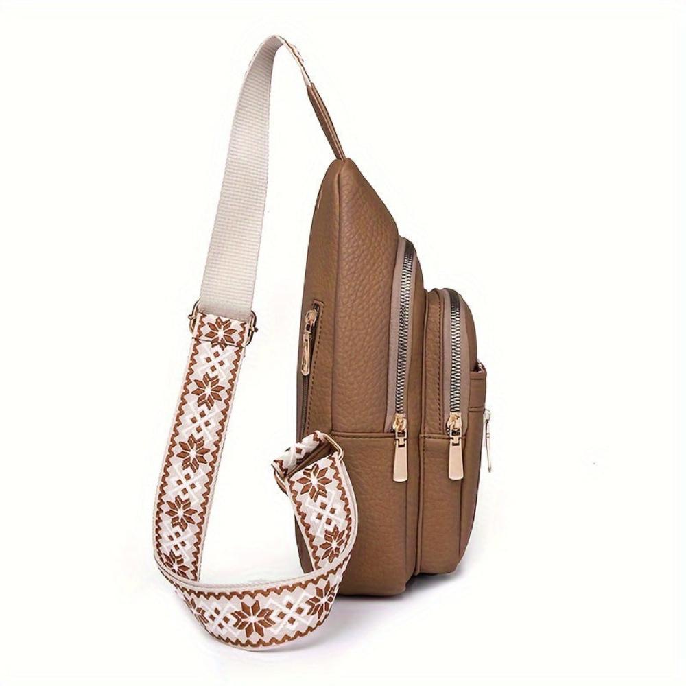 Rustic Hazel Vintage Chest Crossbody Bag for Style-Conscious Adventurers