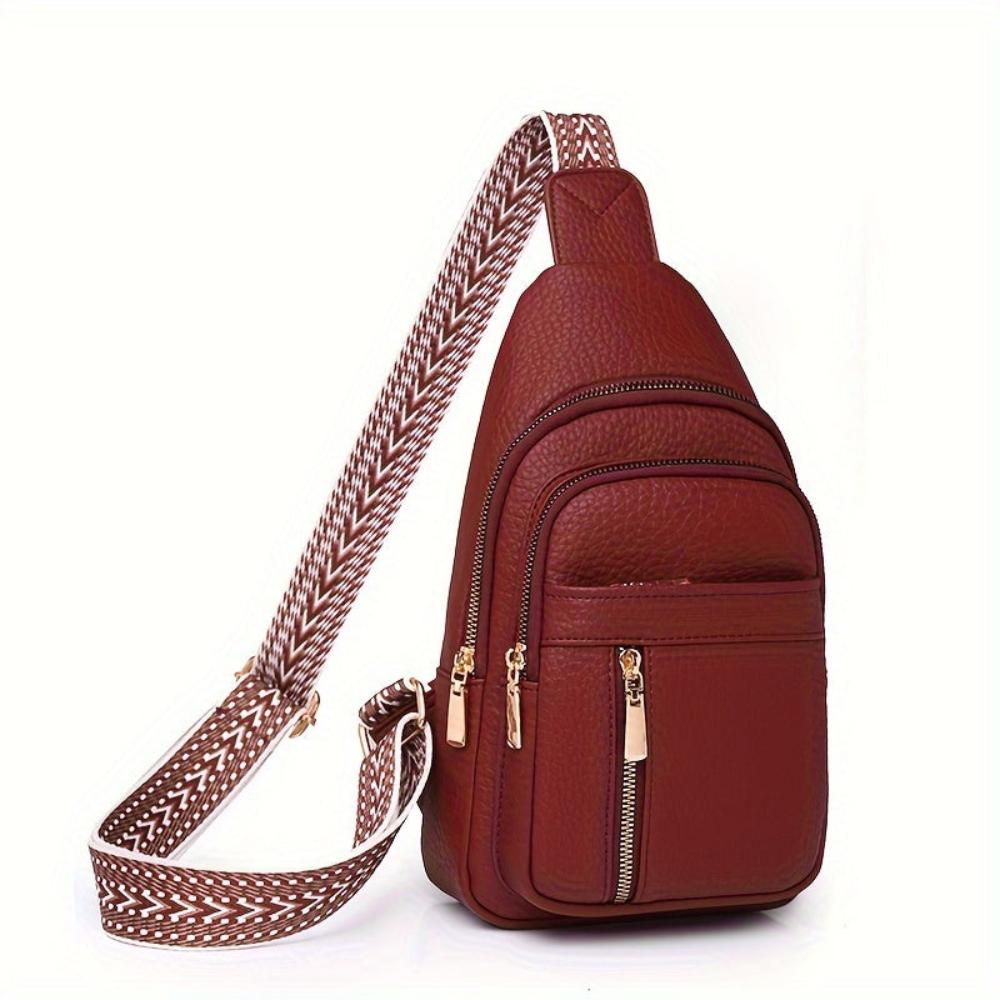 Rustic Hazel Vintage Chest Crossbody Bag for Style-Conscious Adventurers