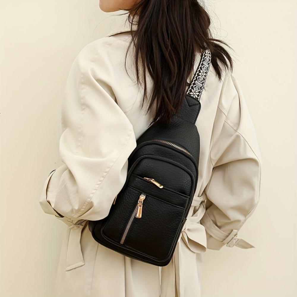 Rustic Hazel Vintage Chest Crossbody Bag for Style-Conscious Adventurers