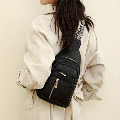 Rustic Hazel Vintage Chest Crossbody Bag for Style-Conscious Adventurers