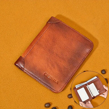 Vintage Thin Leather RFID Wallet | AUSTIN
