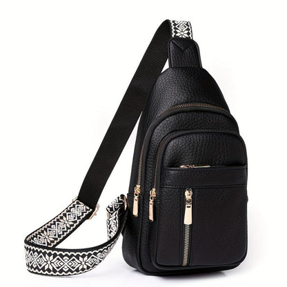 Rustic Hazel Vintage Chest Crossbody Bag for Style-Conscious Adventurers
