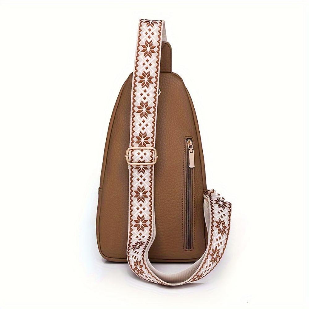 Rustic Hazel Vintage Chest Crossbody Bag for Style-Conscious Adventurers