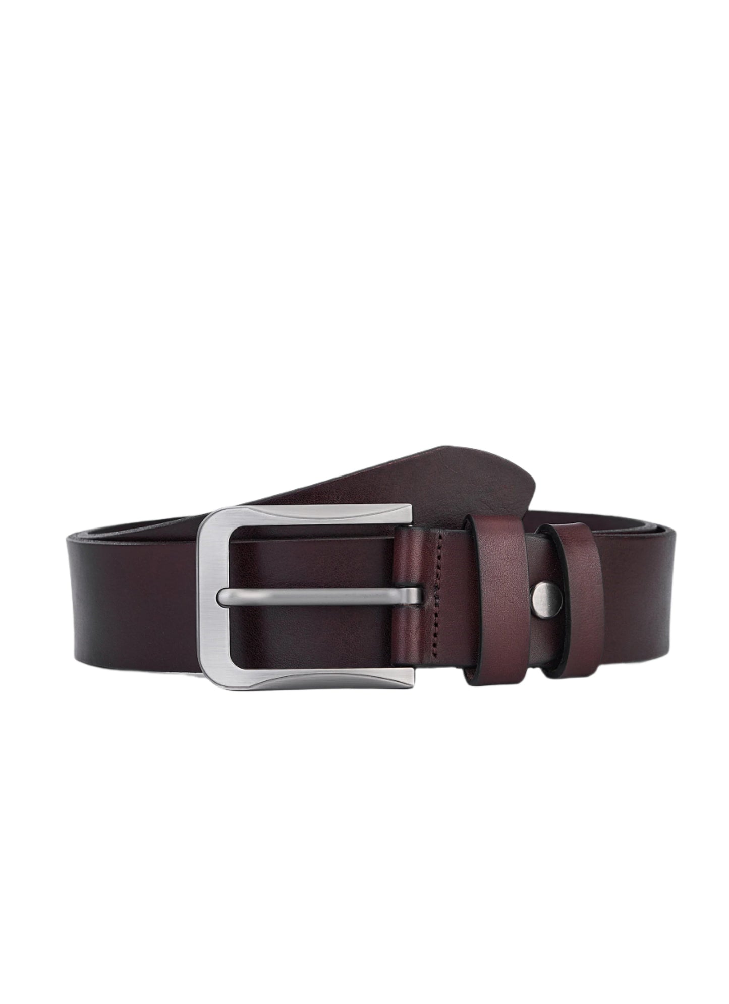 Luxury Brown Full Leather Belt for Men - Sustainable & Vintage Design - Premium Leather Leather Belt for a Timeless Look