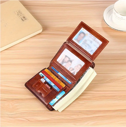 Leather RFID Wallet for Secure everyday protection