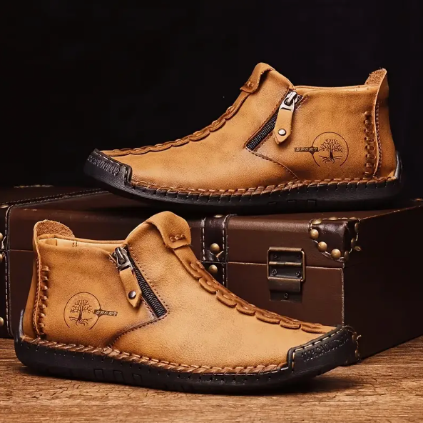 James's comfortable leather shoes for everyday wear