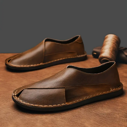 James's Roman Leather Sandals