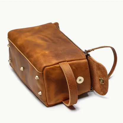 Vegan Leather Toiletry Bag
