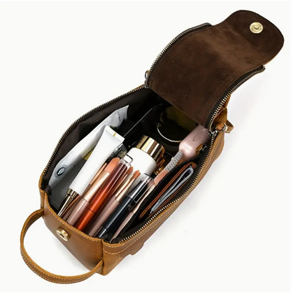 Vegan Leather Toiletry Bag