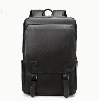 Vintage "FOR YOU" Travel Leather Backpack