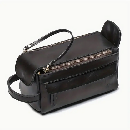 Vegan Leather Toiletry Bag