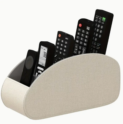 Leather Remote Control Holder or for Cosmetics