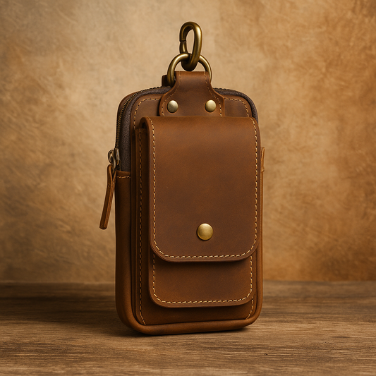 Vintage Leather Waist Pack | AUSTIN