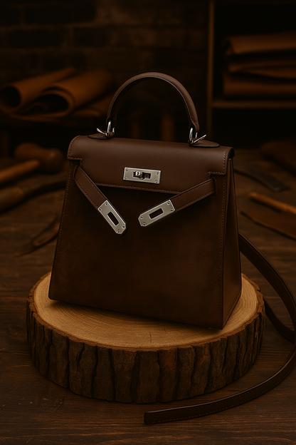Ruth Elegant Modern Leather Handbag
