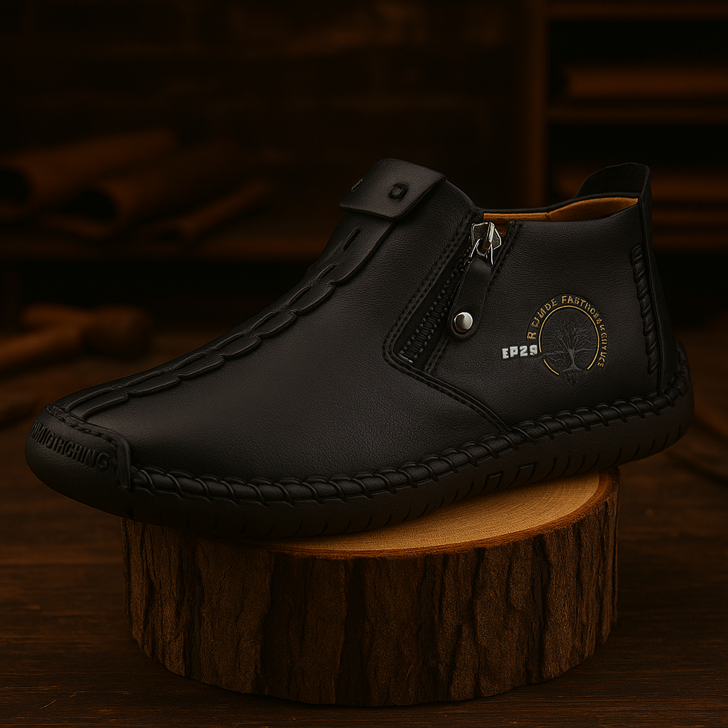 James's comfortable leather shoes for everyday wear