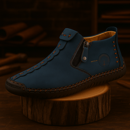 James's comfortable leather shoes for everyday wear