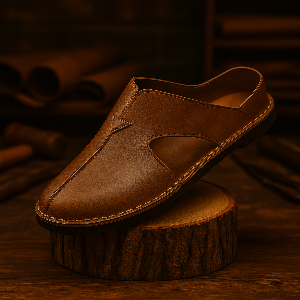 James's Roman Leather Sandals