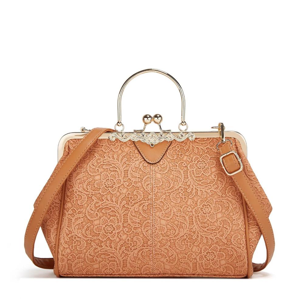 Elegant Vintage Kiss-Lock Handbag
