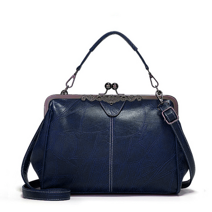 Elegant Vintage Kiss-Lock Handbag