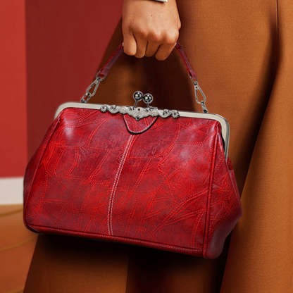 Elegant Vintage Kiss-Lock Handbag