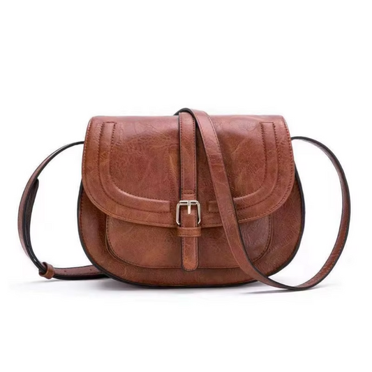 Evelyn Elegant Saddle Crossbody Bag