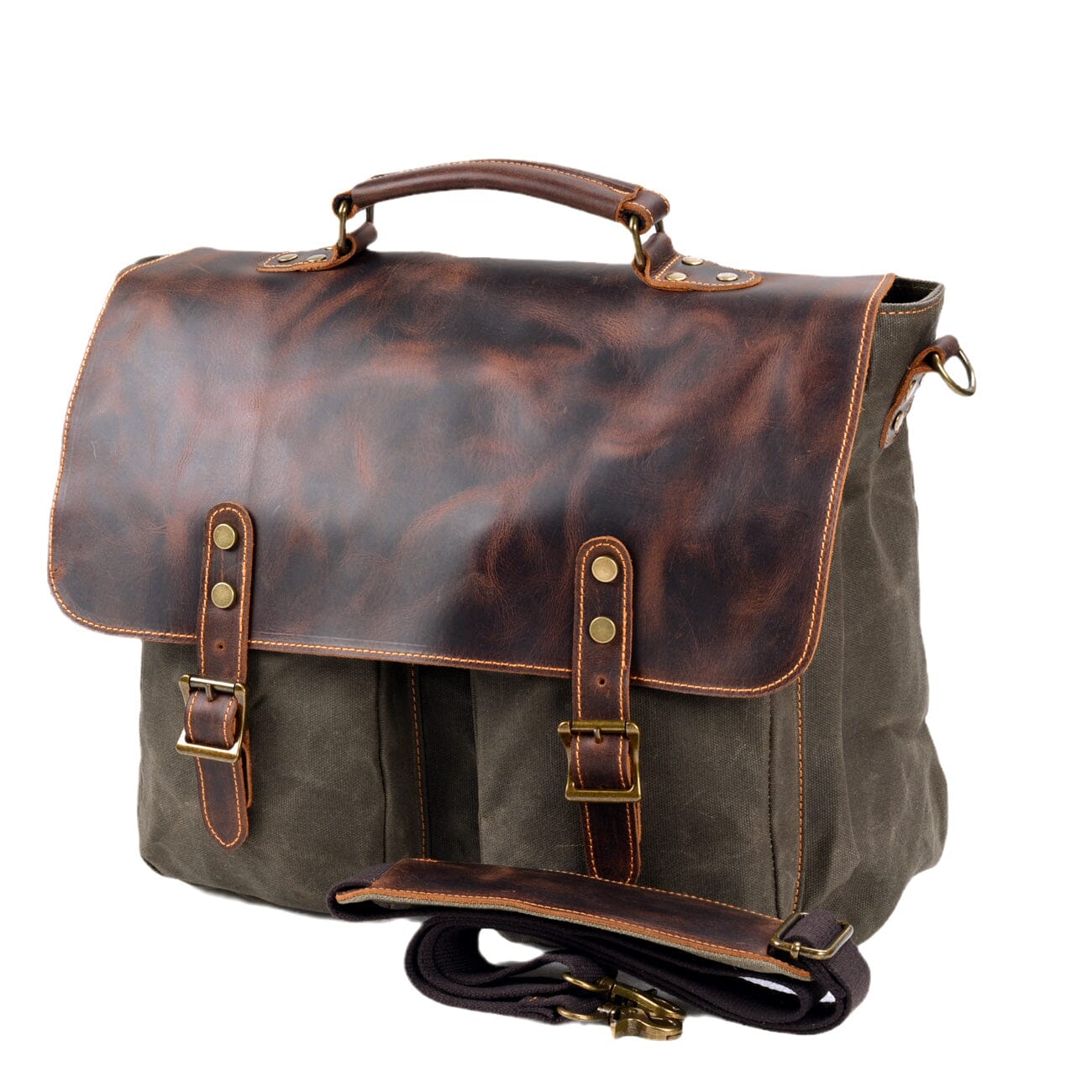 Vintage Canvas Shoulder Bag | ANSEN