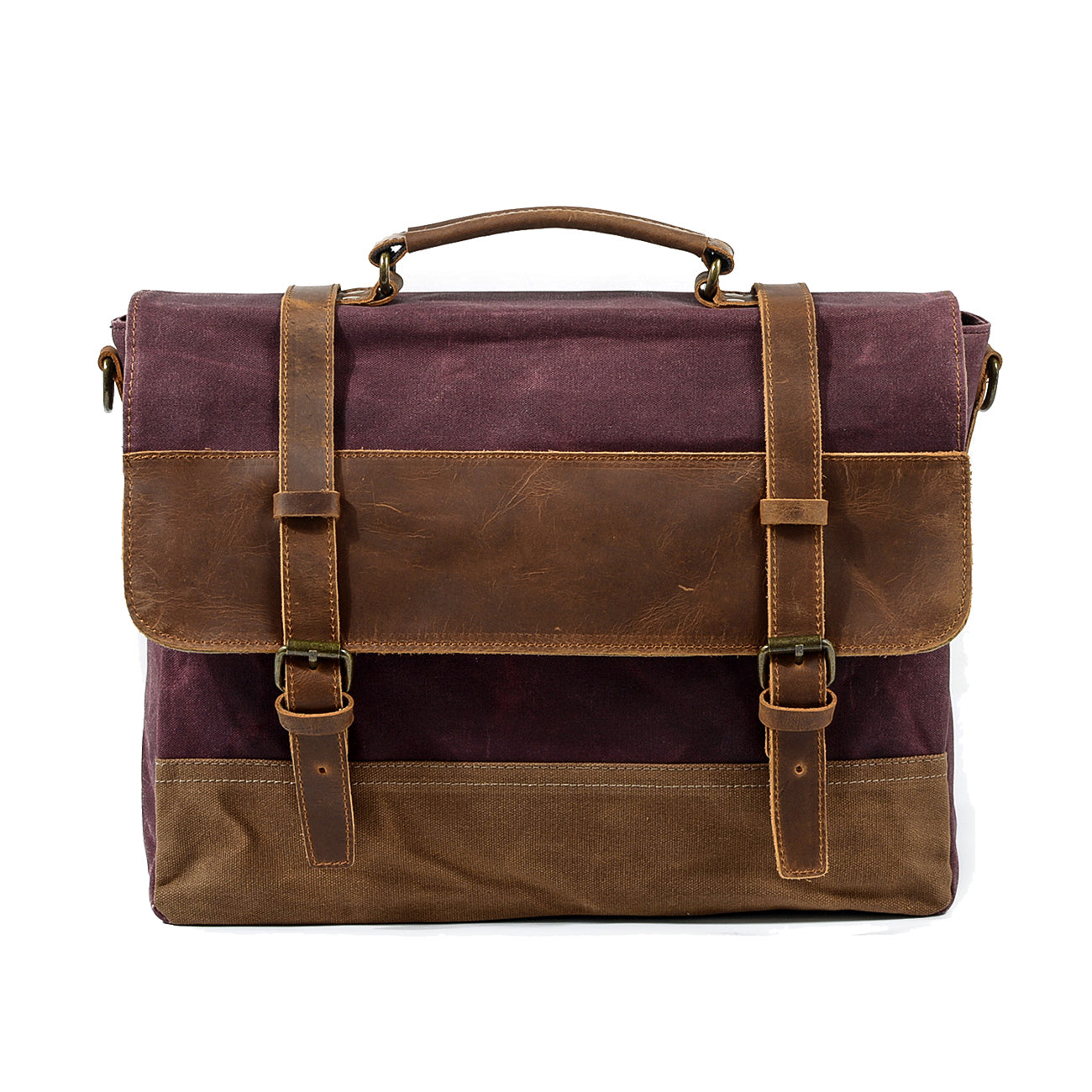 Wachs-Canvas Messenger Bag | MOKALO