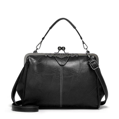 Elegant Vintage Kiss-Lock Handbag