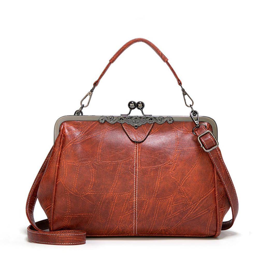 Elegant Vintage Kiss-Lock Handbag