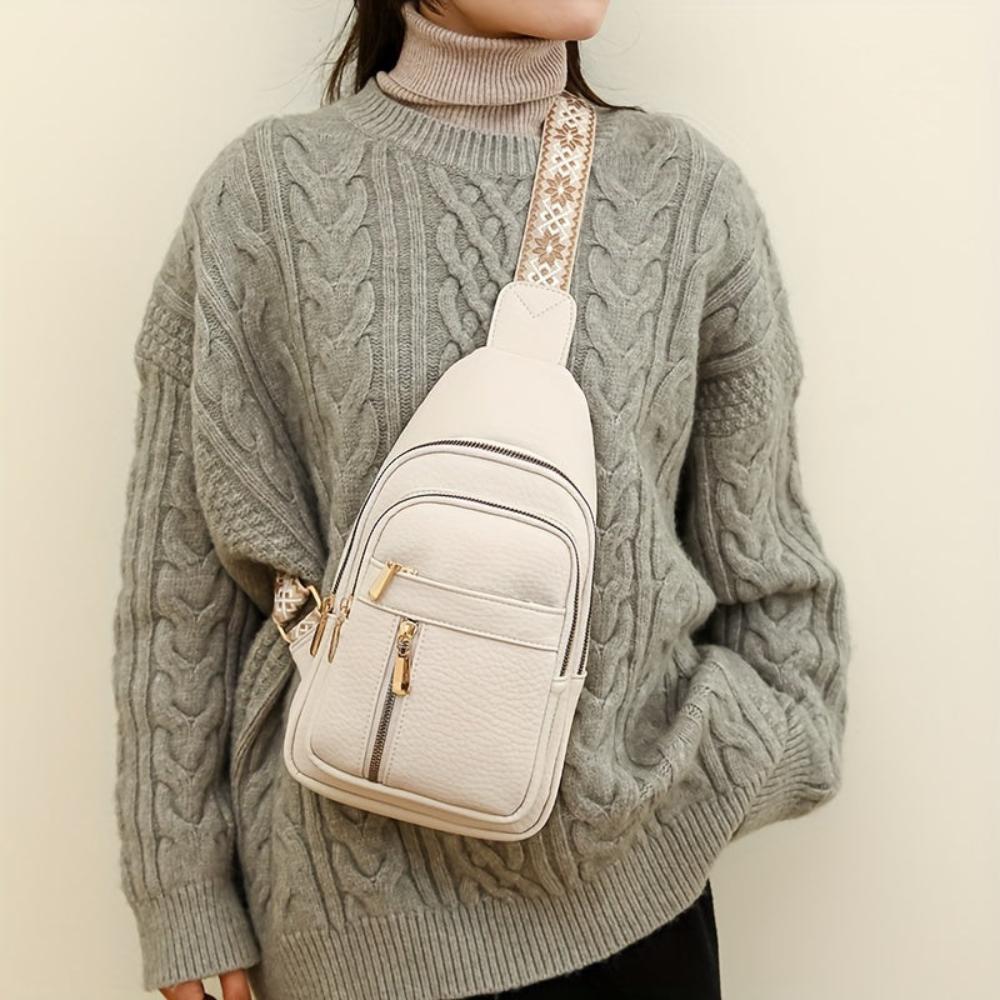 Rustic Hazel Vintage Chest Crossbody Bag for Style-Conscious Adventurers