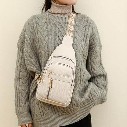 Rustic Hazel Vintage Chest Crossbody Bag for Style-Conscious Adventurers