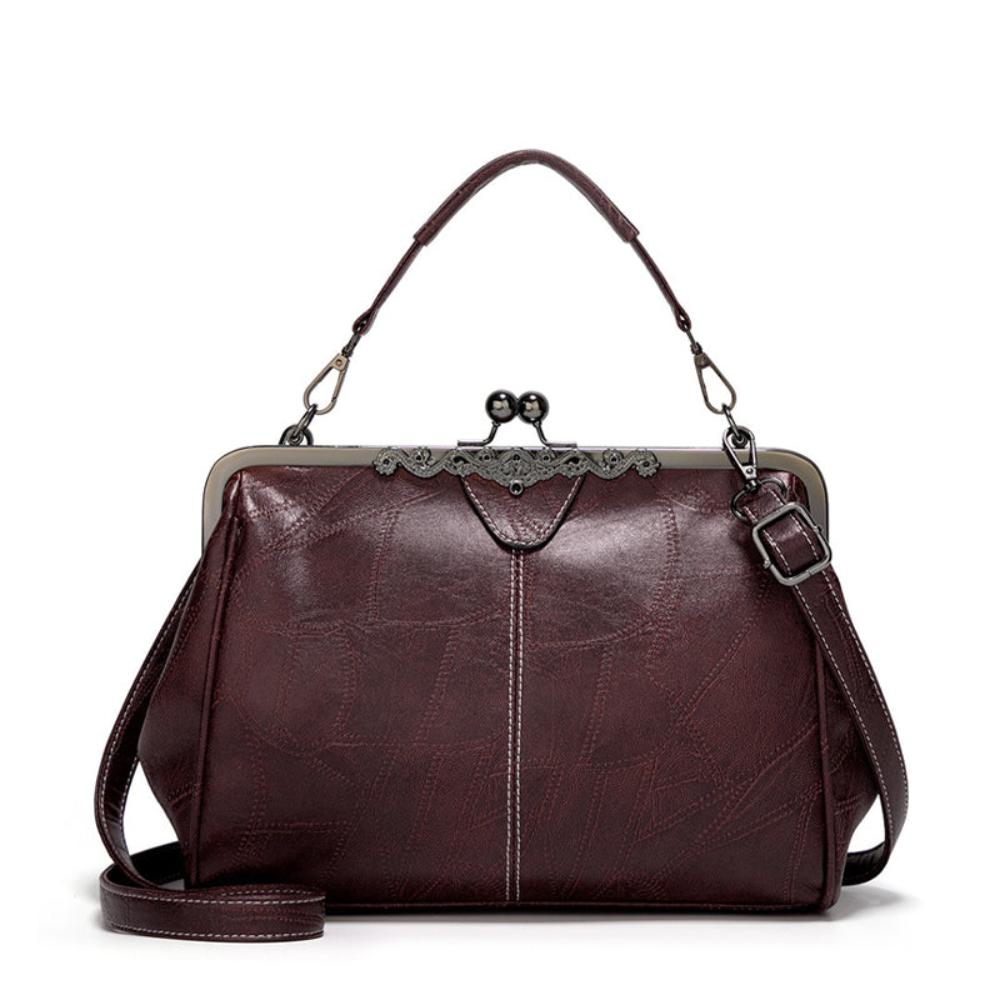 Elegant Vintage Kiss-Lock Handbag
