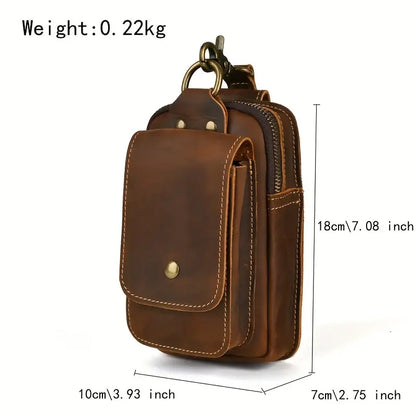Vintage Leather Waist Pack | AUSTIN