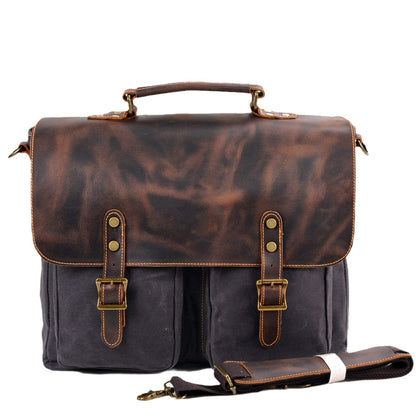 Vintage Canvas Shoulder Bag | ANSEN
