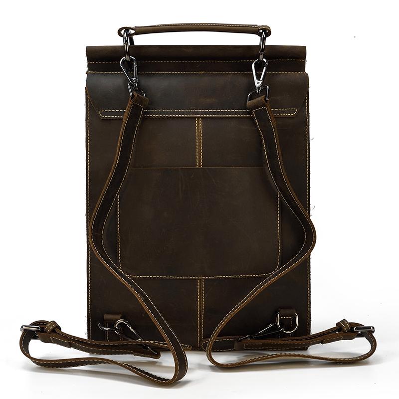 Leather Backpack-Handbag | OLDEN