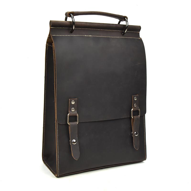 Leather Backpack-Handbag | OLDEN