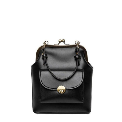 Elegant Vintage Kiss-Lock Bag - Grace's Retro Chic Must-Have