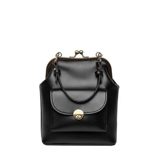 Elegant Vintage Kiss-Lock Bag - Grace's Retro Chic Must-Have