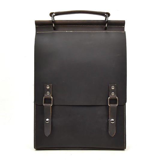 Leather Backpack-Handbag | OLDEN