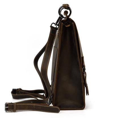 Leather Backpack-Handbag | OLDEN