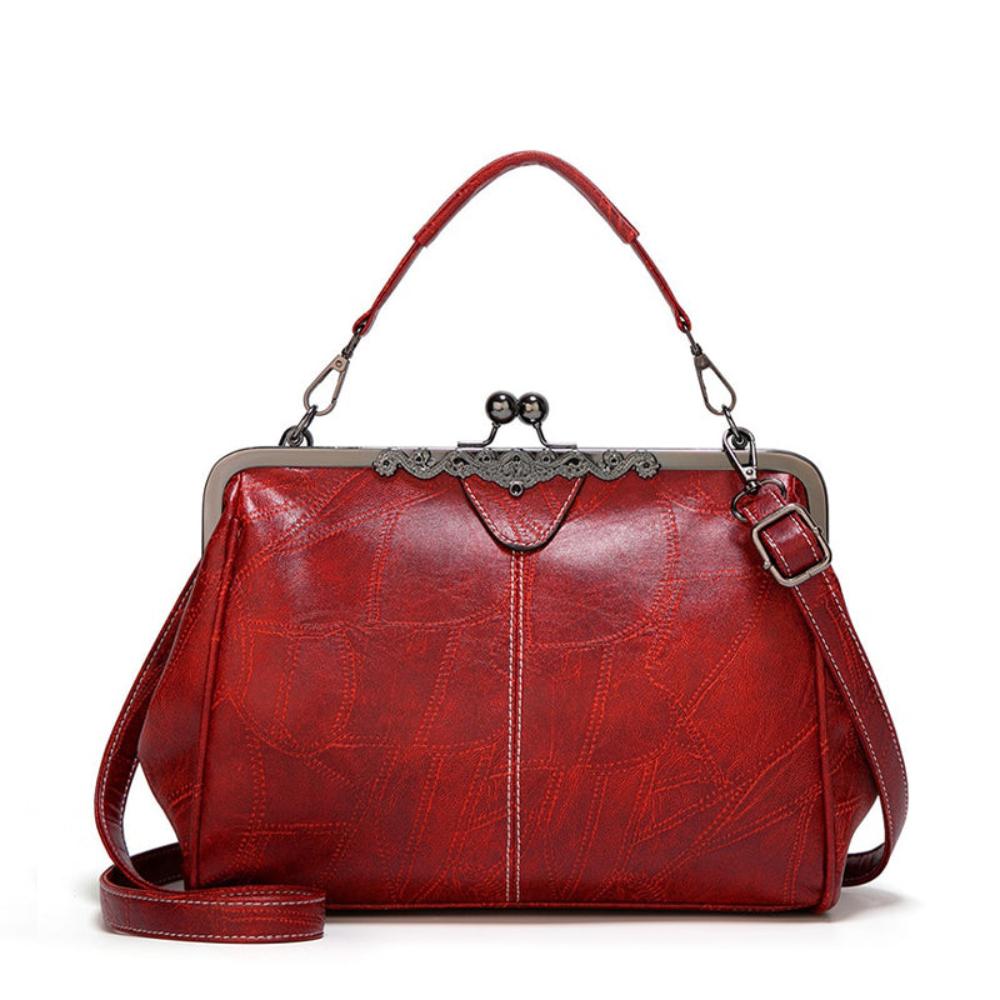 Elegant Vintage Kiss-Lock Handbag