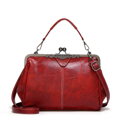 Elegant Vintage Kiss-Lock Handbag