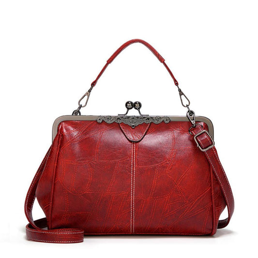 Elegant Vintage Kiss-Lock Handbag